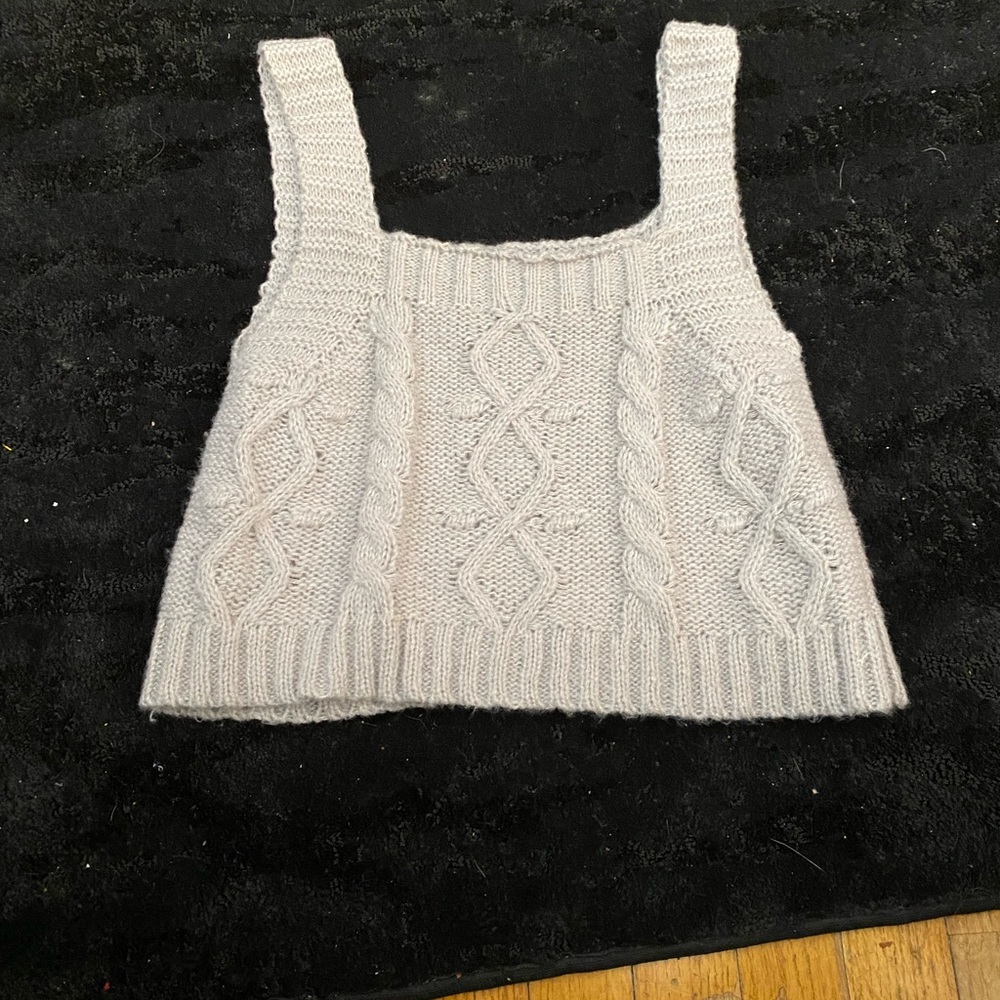 Sweater tank top